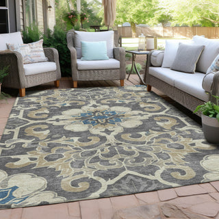 Piper Looms Chantille Global ACN1947 Beige Machine Washable Area Rug Outdoor Lifestyle Image Feature