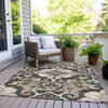 Piper Looms Chantille Global ACN1947 Charcoal Machine Washable Area Rug Outdoor Lifestyle Image Feature