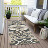 Piper Looms Chantille Global ACN1947 Charcoal Machine Washable Area Rug Runner Outdoor Lifestyle Image Feature