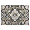 Piper Looms Chantille Global ACN1947 Charcoal Machine Washable Area Rug Scatter Main Image