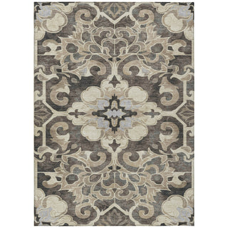 Piper Looms Chantille Global ACN1947 Chocolate Machine Washable Area Rug main image