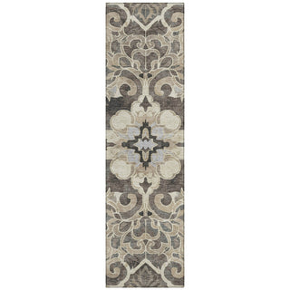 Piper Looms Chantille Global ACN1947 Chocolate Machine Washable Area Rug Runner Main Image