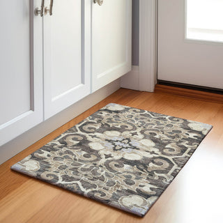 Piper Looms Chantille Global ACN1947 Chocolate Machine Washable Area Rug Scatter Lifestyle Image Feature