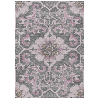 Piper Looms Chantille Global ACN1947 Pink Machine Washable Area Rug main image