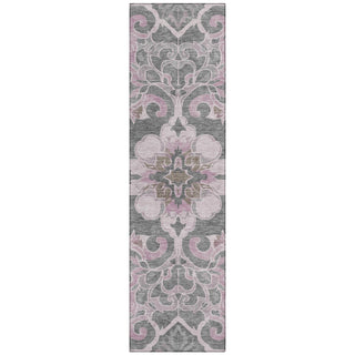 Piper Looms Chantille Global ACN1947 Pink Machine Washable Area Rug Runner Main Image