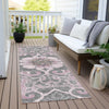 Piper Looms Chantille Global ACN1947 Pink Machine Washable Area Rug Runner Outdoor Lifestyle Image Feature