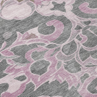 Piper Looms Chantille Global ACN1947 Pink Machine Washable Area Rug Swatch Image