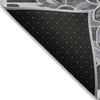 Piper Looms Chantille Global ACN1947 Purple Machine Washable Area Rug Backing Image