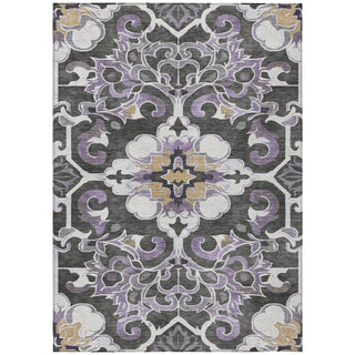 Piper Looms Chantille Global ACN1947 Purple Machine Washable Area Rug main image
