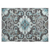Piper Looms Chantille Global ACN1947 Teal Machine Washable Area Rug Scatter Main Image