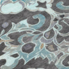 Piper Looms Chantille Global ACN1947 Teal Machine Washable Area Rug Swatch Image