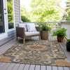 Piper Looms Chantille Global ACN1947 Terracotta Machine Washable Area Rug Outdoor Lifestyle Image Feature