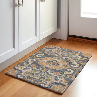 Piper Looms Chantille Global ACN1947 Terracotta Machine Washable Area Rug Scatter Lifestyle Image Feature