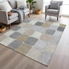 Piper Looms Chantille Geometric ACN1948 Beige Machine Washable Area Rug Lifestyle Image Feature