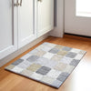 Piper Looms Chantille Geometric ACN1948 Beige Machine Washable Area Rug Scatter Lifestyle Image Feature