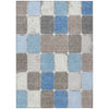 Piper Looms Chantille Geometric ACN1948 Blue Machine Washable Area Rug main image
