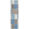 Piper Looms Chantille Geometric ACN1948 Blue Machine Washable Area Rug Runner Main Image