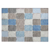 Piper Looms Chantille Geometric ACN1948 Blue Machine Washable Area Rug Scatter Main Image