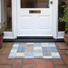 Piper Looms Chantille Geometric ACN1948 Blue Machine Washable Area Rug Scatter Outdoor Lifestyle Image Feature