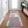 Piper Looms Chantille Geometric ACN1948 Blush Machine Washable Area Rug Runner Lifestyle Image Feature