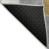 Piper Looms Chantille Geometric ACN1948 Gold Machine Washable Area Rug Backing Image