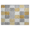 Piper Looms Chantille Geometric ACN1948 Gold Machine Washable Area Rug Scatter Main Image