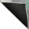 Piper Looms Chantille Geometric ACN1948 Mint Machine Washable Area Rug Backing Image