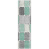 Piper Looms Chantille Geometric ACN1948 Mint Machine Washable Area Rug Runner Main Image