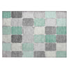 Piper Looms Chantille Geometric ACN1948 Mint Machine Washable Area Rug Scatter Main Image
