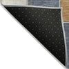 Piper Looms Chantille Geometric ACN1948 Rust Machine Washable Area Rug Backing Image
