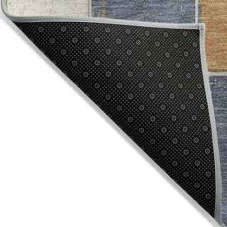Piper Looms Chantille Geometric ACN1948 Rust Machine Washable Area Rug Backing Image