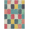Piper Looms Chantille Geometric ACN1948 Teal Machine Washable Area Rug main image
