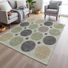 Piper Looms Chantille Geometric ACN1949 Beige Machine Washable Area Rug Lifestyle Image Feature