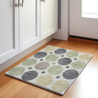 Piper Looms Chantille Geometric ACN1949 Beige Machine Washable Area Rug Scatter Lifestyle Image Feature
