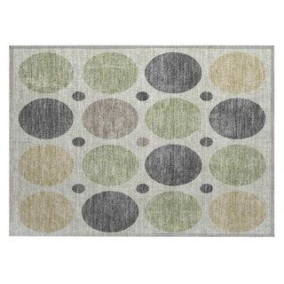 Piper Looms Chantille Geometric ACN1949 Beige Machine Washable Area Rug Scatter Main Image