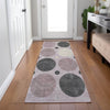 Piper Looms Chantille Geometric ACN1949 Blush Machine Washable Area Rug Runner Lifestyle Image Feature