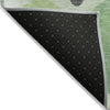 Piper Looms Chantille Geometric ACN1949 Green Machine Washable Area Rug Backing Image