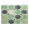 Piper Looms Chantille Geometric ACN1949 Green Machine Washable Area Rug Scatter Main Image