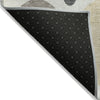Piper Looms Chantille Geometric ACN1949 Ivory Machine Washable Area Rug Backing Image