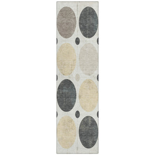 Piper Looms Chantille Geometric ACN1949 Ivory Machine Washable Area Rug Runner Main Image
