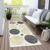 Piper Looms Chantille Geometric ACN1949 Ivory Machine Washable Area Rug Runner Outdoor Lifestyle Image Feature