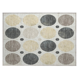 Piper Looms Chantille Geometric ACN1949 Ivory Machine Washable Area Rug Scatter Main Image