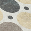 Piper Looms Chantille Geometric ACN1949 Ivory Machine Washable Area Rug Swatch Image