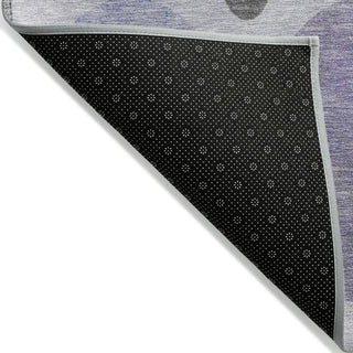 Piper Looms Chantille Geometric ACN1949 Lavender Machine Washable Area Rug Backing Image