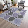 Piper Looms Chantille Geometric ACN1949 Lavender Machine Washable Area Rug Lifestyle Image Feature