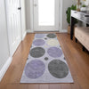 Piper Looms Chantille Geometric ACN1949 Lavender Machine Washable Area Rug Runner Lifestyle Image Feature