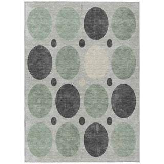 Piper Looms Chantille Geometric ACN1949 Sage Machine Washable Area Rug main image