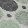 Piper Looms Chantille Geometric ACN1949 Sage Machine Washable Area Rug Swatch Image