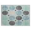 Piper Looms Chantille Geometric ACN1949 Teal Machine Washable Area Rug Scatter Main Image