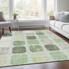 Piper Looms Chantille Geometric ACN1950 Aloe Machine Washable Area Rug Lifestyle Image Feature